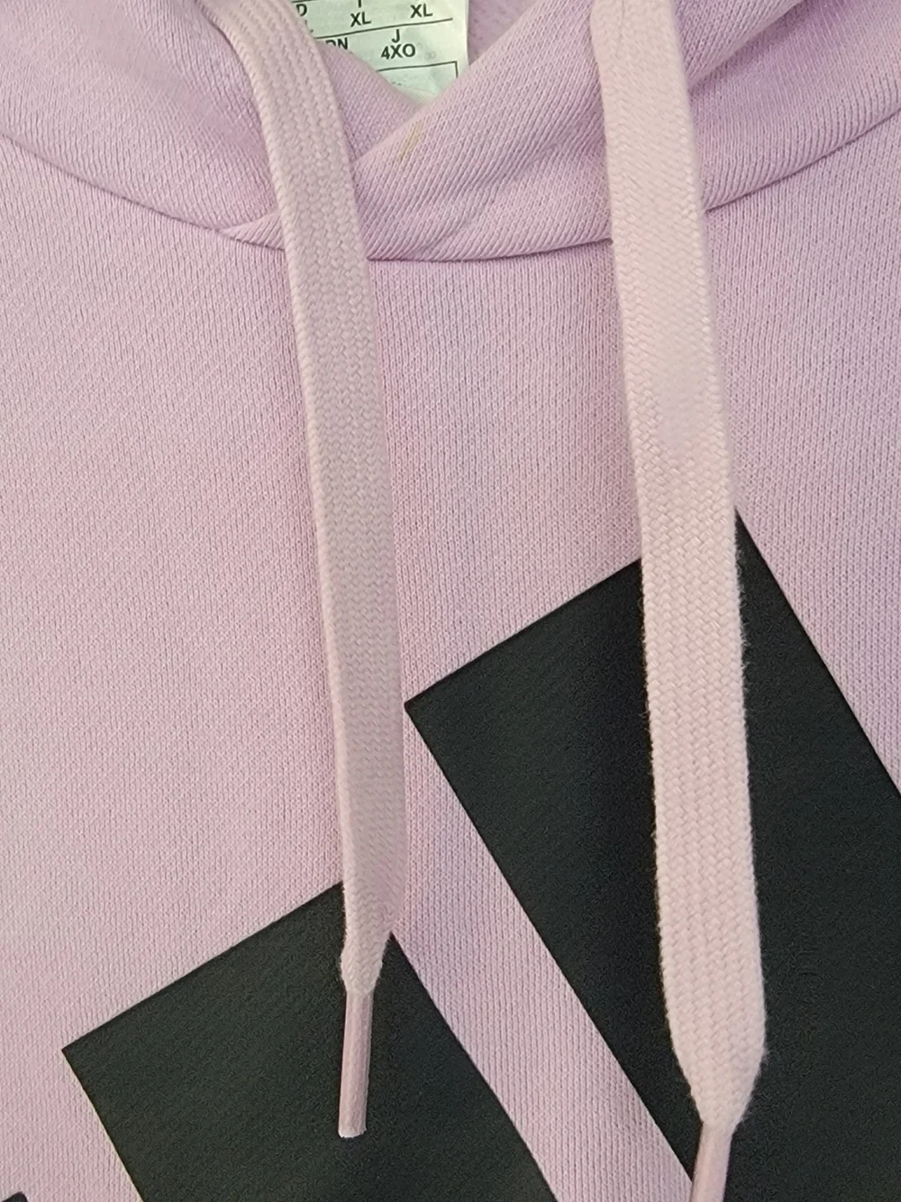 adidas Men's Lilac Hoodie with Black Logo